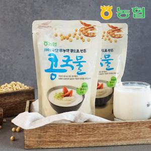 농협 국산콩 진한 콩국물 콩물 두유 10팩×400g