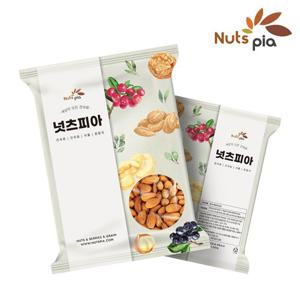[넛츠피아] 생 아몬드 1kg X 2봉 (총 2kg)