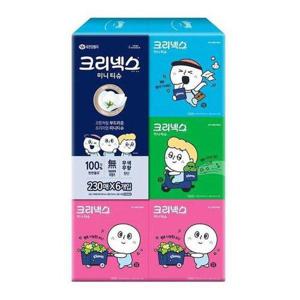 갤러리아_크리넥스 디럭스 미니 카카오 미용티슈 230매X6개입