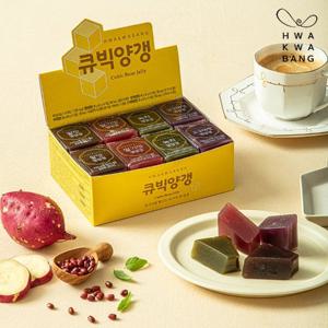 [화과방] 큐빅양갱 4종(40gx24개입), 쇼핑백증정