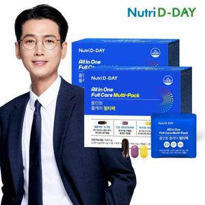 뉴트리디데이 [멀티비타민+밀크씨슬+오메가3] 올인원 풀케어 멀티팩 30포 x 2박스 총 2개월분