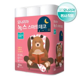 모나리자 스마트데코 3겹 화장지 27M 30롤 1팩