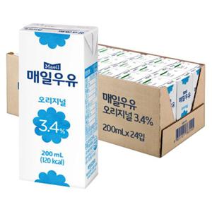 매일 멸균우유 오리지널 200ml X 24팩