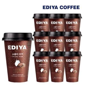 이디야 컵커피 쇼콜라 모카 300ml 10입