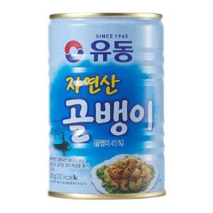 갤러리아_유동 자연산 골뱅이 400g x10캔