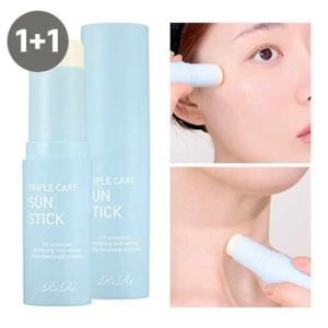 리르 1+1 트리플케어 썬스틱 15g /자외선차단 미백 주름개선 기능성