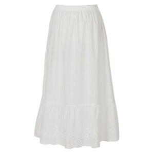 [원피스토리]꽃레이스 아사면프릴 롱스커트 레이어드 밴딩이너속치마 보헤미안