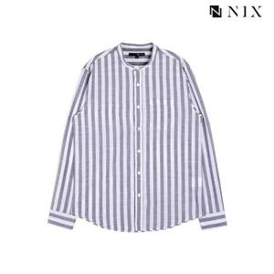 [닉스][닉스]남성 코튼폴리 빅 스트라이프 헨리넥 셔츠 레귤러핏_FNOECSL113P