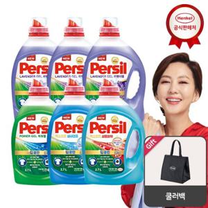 [홈앤쇼핑 단독구성] 퍼실 딥클린 액체세제 인기향 모음전 2.7Lx6개_쿨러백