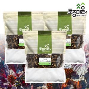 [토종마을]국산 자소엽(차조기잎)300g X 3개(총 900g)