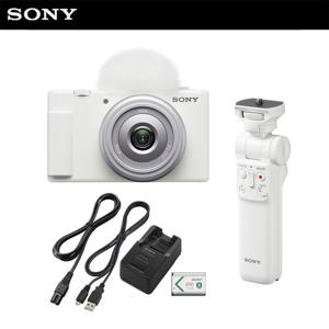 소니 카메라 ZV-1F 화이트 + GP-VPT2BT + ACC-TRBX (유투브 패키지 / 브이로그 디지털)