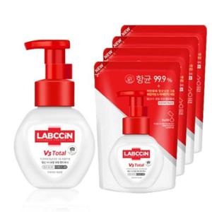 [XBHH71OP]랩신 V3 토탈 핸드워시 250ml 200ml 리필4개