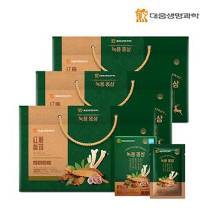 [대웅생명과학] 녹용홍삼(국산 생녹용추출액,6년근홍삼,당귀,천궁 함유, 70mlX30포) -3세트