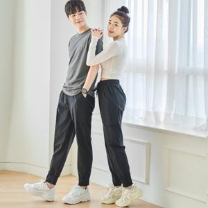 [우일인견] 남여 공용 시원한 인견 스판 밴딩 카고 조거 팬츠