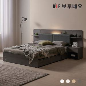 리오Po LED 3서랍 수납 호텔침대 독립유로탑 세트 Q