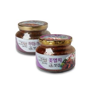 제주하루미젓갈모음6 (꽃멸치/자리돔쌈 각200g)