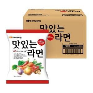 갤러리아_[삼양식품] 맛있는라면 115g x 40개(1박스)