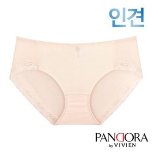 [판도라by비비안]쾌적한 인견 메쉬 레이스 삼각팬티1종(PPT7166)90~105