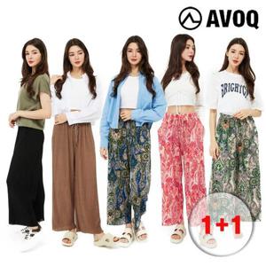 [아보크]플리츠 여름팬츠 1+1 (여성)