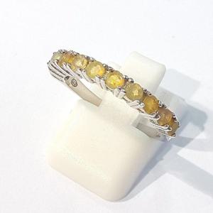 [블루케이] 밀크오팔 원석 반지 211208-03 10월탄생석