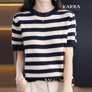 KARRA 볼드스트라이프니트_A4M1320