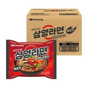 갤러리아_[삼양식품] 삼양라면 매운맛 120g x 40개(1박스)