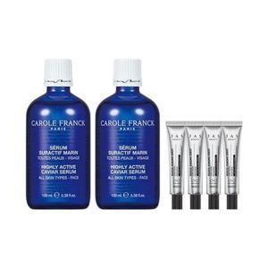 캐롤프랑크 서렉티브 마린 캐비어 세럼 100ml x2 + 쟈스 기미크림 15ml x4