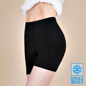 [퍼스트클로]아이스 3부 여름 쿨레깅스 빅사이즈 스판 여성속바지 냉감쿨링 기능성