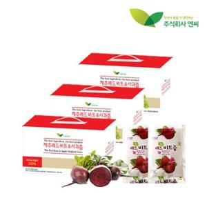 [실속세트]제주레드비트&사과즙 100ml  100포 1세트