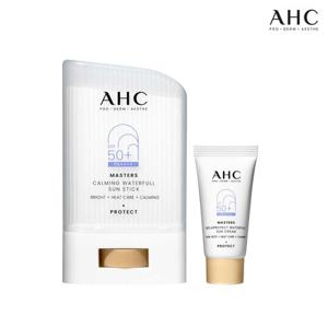 [AHC] 마스터즈 카밍 워터풀 선스틱 22g+(GIFT)클렌징오일20ml+샤쉐5매