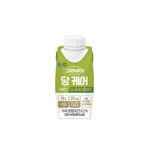 [정식품]그린비아 당케어 곡물맛 균형영양식 200mlx24팩