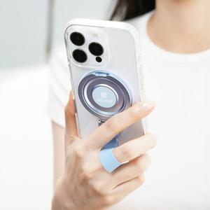 멜리언스 듀얼 마그네틱 맥세이프 메탈 링홀더 핸드폰 자석거치대 그립 스트랩 톡