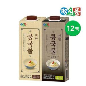[연세]정식품 진한 콩국물 950ml 12입 / 일반 / 검은콩
