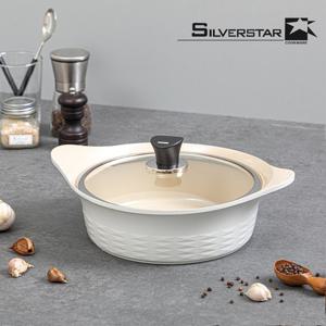 [SILVERSTAR] 쿡쿡 세라믹코팅 인덕션IH 주물냄비 전골24cm