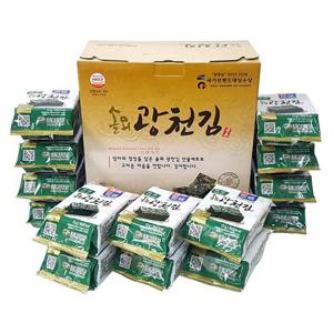 솔뫼광천 고급파래식탁김(15g-15봉)명절선물/반찬