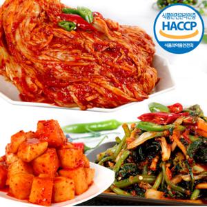 [해뜰] 포기김치 10kg+깍두기 500g+열무얼갈이김치 1kg(증정)