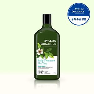 [여름필수] 아발론오가닉스 유기농 티트리 샴푸 325ml x 1개 비듬 두피 트러블 가려움 해결