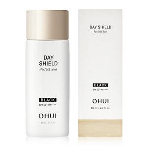 오휘 데이쉴드 퍼펙트 선 블랙 80ml / 대용량 데일리 선크림