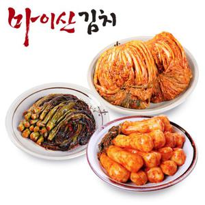 [한국농협김치] 전북 마이산김치 3종6호 포기김치3kg/갓김치1kg/총각김치1kg