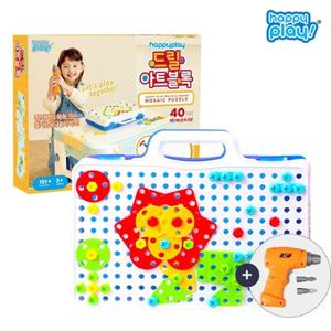 갤러리아_유아 교구 장난감  2D 공구놀이 151pcs 전동드릴 추가세트