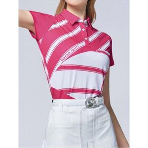 [마코](여성)패턴 변형 카라 반팔 티셔츠_MMW2TS12