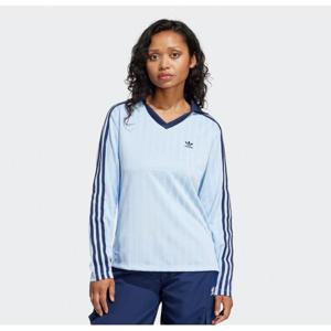 갤러리아_[ADIDAS] 아디컬러 풋볼 자카드 브이넥 긴팔 폴로 셔츠 JD2604