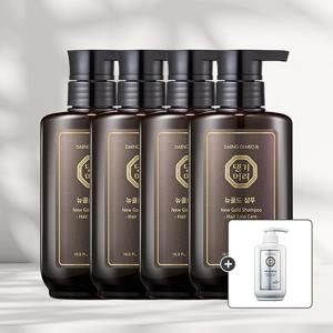 [댕기머리] 오리지널 뉴골드 샴푸 500ml 4개 + 한방 트리트먼트 500ml 증정