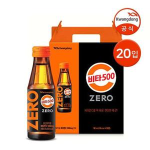 갤러리아_[선물용 박스 동봉] 광동 비타500 제로 100ml 20병 / 비타민음료