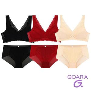 [고아라]풀컵 올레이스 노와이어 무빙브라팬티2종(GB5689)85-100
