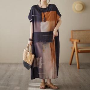 [쿠잉]아우라 오버핏/빅사이즈 데일리 여성 롱원피스