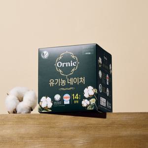 [체험특가] 오닉 유기농 네이처 생리대 중형 14p 1팩