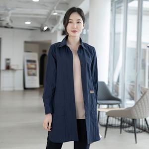 여성 엄마옷 카라 롱 셔츠 자켓 JK201044 중년여성의류/50대/60대/마담/빅사이즈/할머니옷