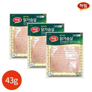 갤러리아_하림 밥싸먹는 닭가슴살 슬라이스햄 43g x 12봉