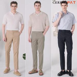 [CERINI by PAT]남성 냉감 면 스판 팬츠 3종 세트 25m